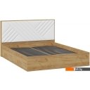 Кровати Трия Хилтон универсальная тип 1 160x200 (дуб крафт золотой/белый)