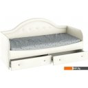 Кровати Трия Адель с мягкой спинкой тип 1 (крем)