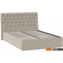 Кровати Трия Скарлет универсальная тип 1 140x200 (велюр мокко светлый)