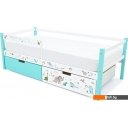 Кровати Бельмарко Svogen 1355 160x70 (мятный/белый, динозаврики)