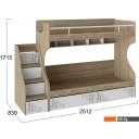 Кровати Трия Оксфорд СМ-139.11.012 (ривьера/белый с рисунком)