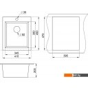 Кухонные мойки Granula GR-4201 (алюминиум)