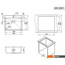 Кухонные мойки Granula GR-5951 (сатин)