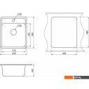 Кухонные мойки Granula 4202 (белый)