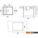 Кухонные мойки Longran Classic CLS615.500 15 (marone/93)
