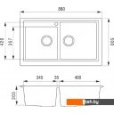 Кухонные мойки Longran Classic CLS860.500 20 (marone/93)