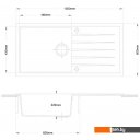 Кухонные мойки Longran Classic CLS914.457 (sabbia/58)