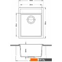Кухонные мойки Longran Ultra ULS400.500 (арена)