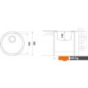 Кухонные мойки Longran Ultra ULS460 (marone/93)