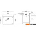 Кухонные мойки Ukinox Гранд GRP570.490-GT8K 0C