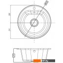 Кухонные мойки Акватон Мида (шампань)