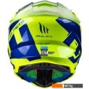Мотошлемы MT Helmets Falcon Crush B7 (XL, глянцевый синий)