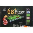 Аэрохоккей, настольный футбол, мини-бильярд Лас Играс 6 в 1 1026624