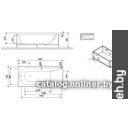 Ножки, каркасы, опоры для ванн AM.PM Spirit W72A-170-075W-R2