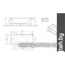 Ножки, каркасы, опоры для ванн AM.PM Spirit W72A-180-080W-R2