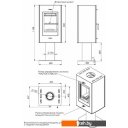 Дровяные камины, печи-камины, порталы Мета-Бел Рона АОТ-6.0-01