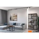 Полки, стеллажи, системы хранения Hype Mebel Зиг-Заг-2 120x200 (черный/древесина белая)