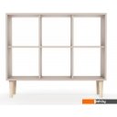 Полки, стеллажи, системы хранения MONOFIX Одос Горизонтальный 6 секций (капучино)