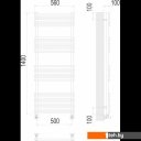 Полотенцесушители TERMINUS Ватра П25 500x1400 (хром)