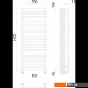 Полотенцесушители TERMINUS Кремона П22 500x1400 (полированная сталь)