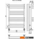 Полотенцесушители TERMINUS Нойс П12 500x800