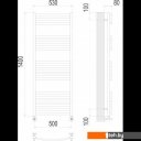 Полотенцесушители TERMINUS Палермо П18 500x1400 (хром)