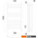 Полотенцесушители TERMINUS Классик П12 500x1000 электро (хром)