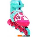 Роликовые коньки Onlitop 9314686 (р. 30-33, мятный/розовый)