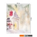 Предметы сервировки JoyArty Веселый снеговик под елкой tc_21493_180x145