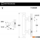 Смесители Whitecross Y1246GM (оружейная сталь)