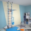 Детские спортивные комплексы и игровые площадки Polini Kids Sport Neo враспор (лазурный)