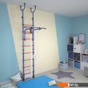 Детские спортивные комплексы и игровые площадки Polini Kids Sport Neo враспор (синий)