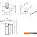 Пьедесталы для умывальников Ideal Standard Ocean W306201