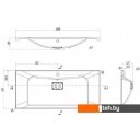 Умывальники Акватон Брук 1000