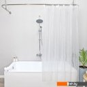 Шторки и карнизы для ванн и поддонов Вилина Кристалл Peva. Водопад 7179-10017-1 180x180 (прозрачный)