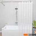 Шторки и карнизы для ванн и поддонов Вилина Кристалл Peva. Призма 7179-10015-1 180x180 (прозрачный)