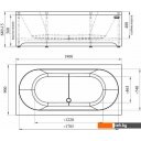 Экраны под ванну Radomir Вальс 190 1-21-0-0-0-194 (фронтальный)