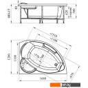 Экраны под ванну Vannesa Алари 168 L 2-21-0-1-0-218 (фронтальный)