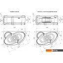 Экраны под ванну Vannesa Ирма 160х105 R 2-21-0-2-9-229 (фронтальный)