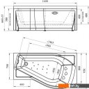 Экраны под ванну Vannesa Миранда 80 L 2-41-0-1-0-209 (торцевой)