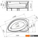 Экраны под ванну Vannesa Модерна 160 L 2-21-0-1-0-214 (фронтальный)