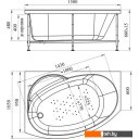 Экраны под ванну Vannesa Монти 60 R 2-51-0-2-0-213 (торцевой)