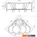 Экраны под ванну Vannesa Сандра 149 2-21-0-0-0-221 (фронтальный)