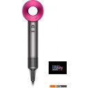 Фены Dyson HD15 Supersonic (с переходником на евровилку, никель/фуксия)