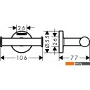 Аксессуары для ванной и туалета Hansgrohe Logis Universal 41725000