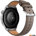 Умные часы и браслеты Huawei Watch GT 6 46 мм (серебристый, с коричневым кожаным ремешком, международная версия)