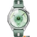 Умные часы и браслеты Huawei Watch GT 6 46 мм (серебристый, с зеленым плетеным ремешком, международная версия)