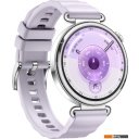 Умные часы и браслеты Huawei Watch GT 6 41 мм (серебристый, с сиреневым силиконовым ремешком, международная версия)