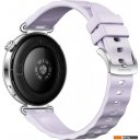 Умные часы и браслеты Huawei Watch GT 6 41 мм (серебристый, с сиреневым силиконовым ремешком, международная версия)