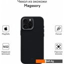 Чехлы для телефонов Magssory Eco Leather Case Midnight для iPhone 16 Pro Max CLT029m